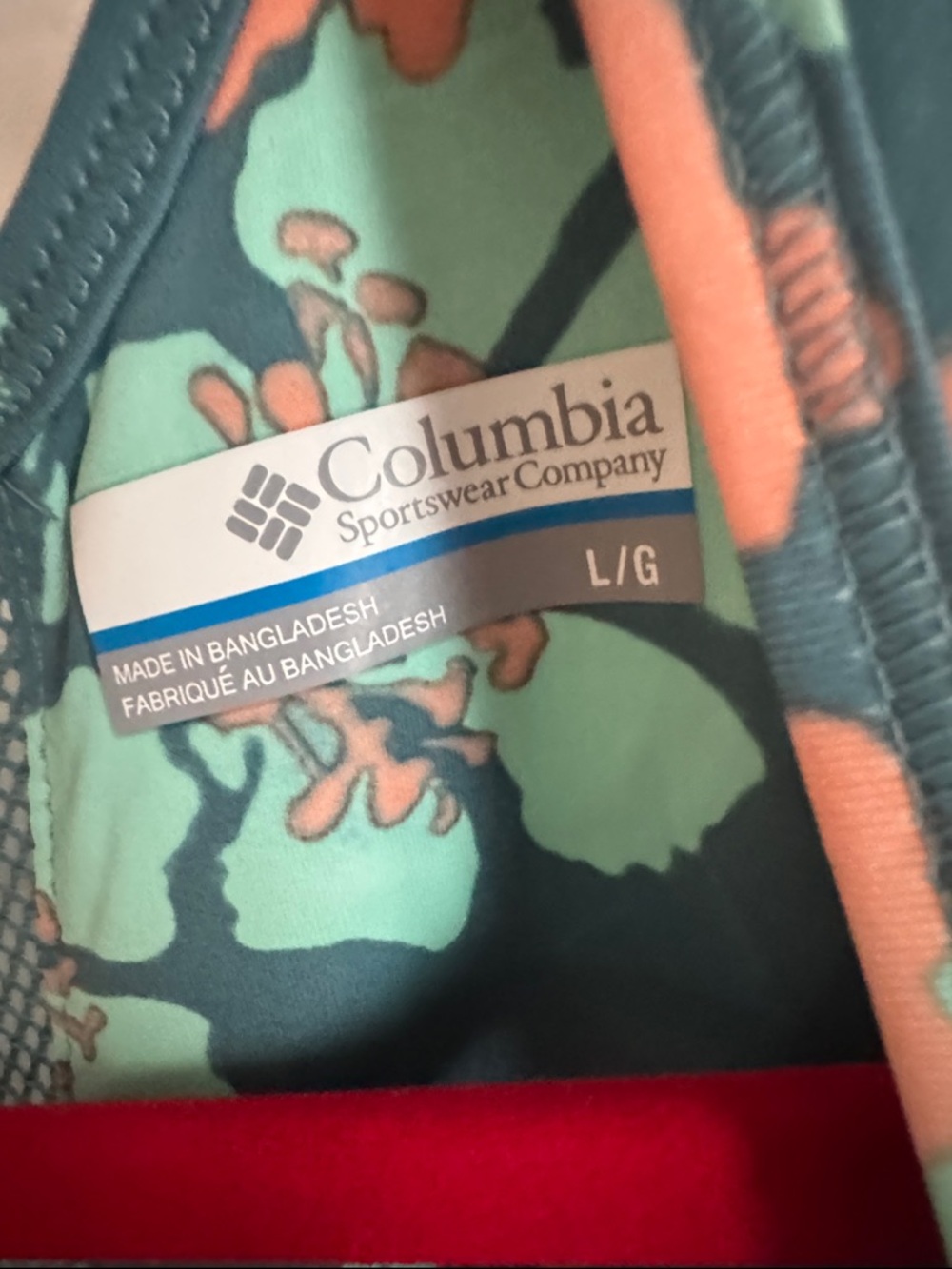 LuLaRoe Teal Floral Dress with Coral and Mint Flowers - Picture 4 of 4